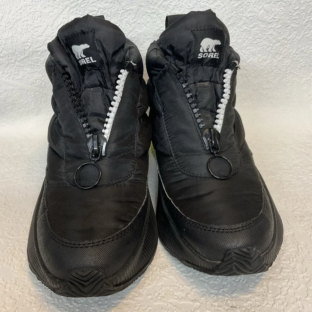 Sorel Out N About III Women's Puffy Waterproof Insulated Boots Black Size 9.5M